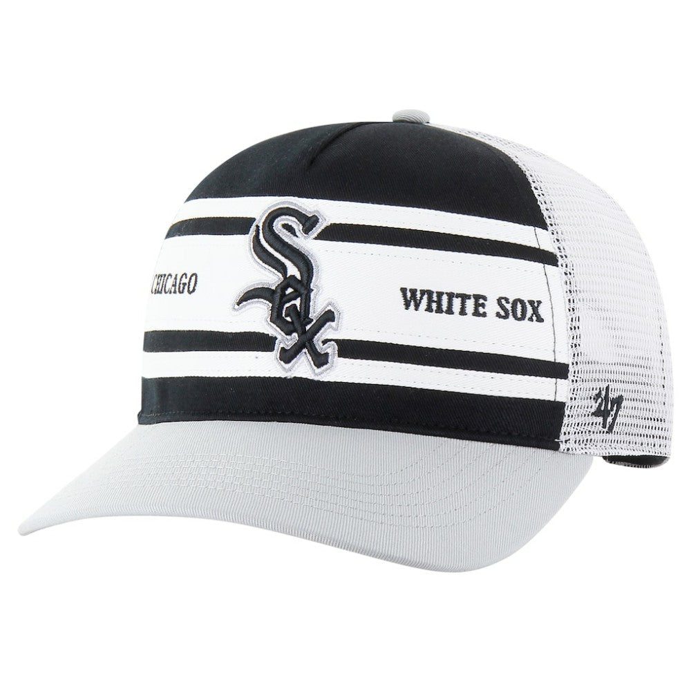 MLB Chicago White Sox '47 Gridiron Super Stripe Relaxed Trucker Hitch Adjustable Hat