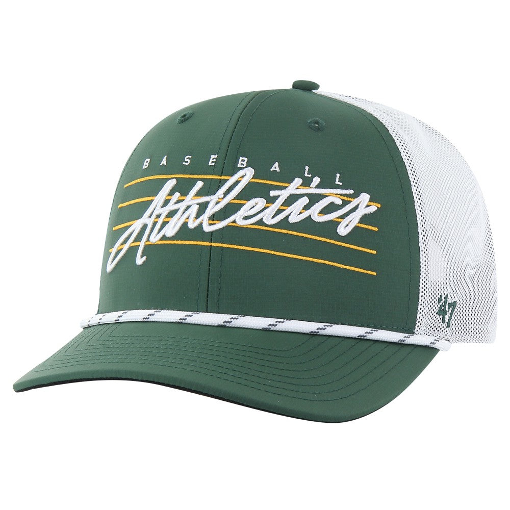 MLB Athletics '47 Downburst Trucker Adjustable Hat