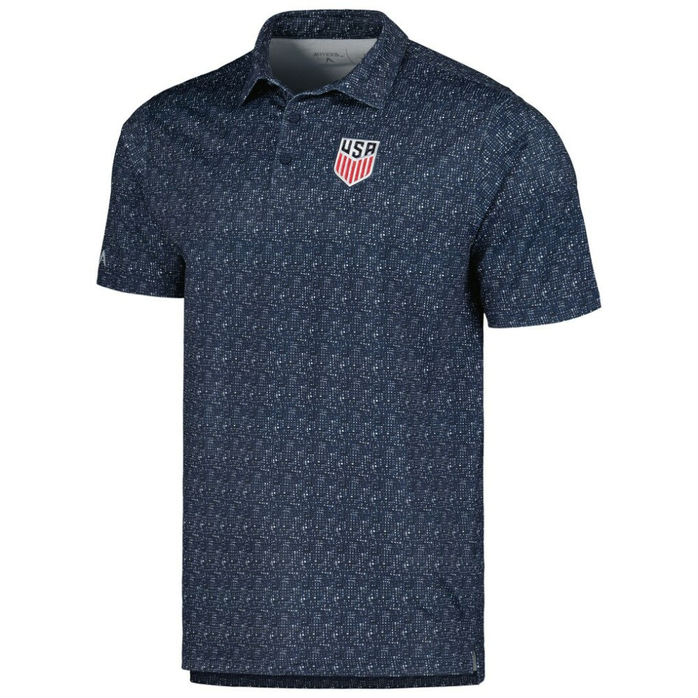 USMNT Antigua Figment Polo -  Navy