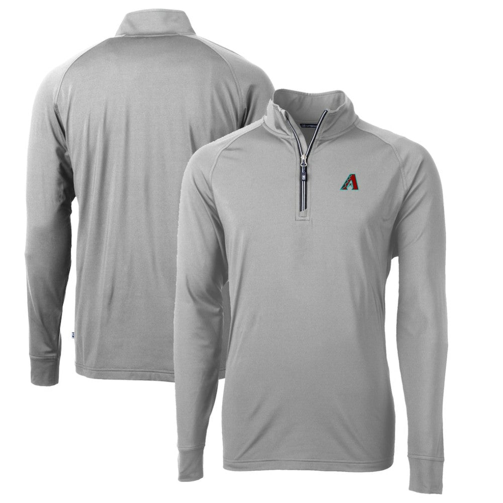 MLB Arizona Diamondbacks Cutter & Buck Adapt Eco Knit Recycled Quarter-Zip Pullover Top