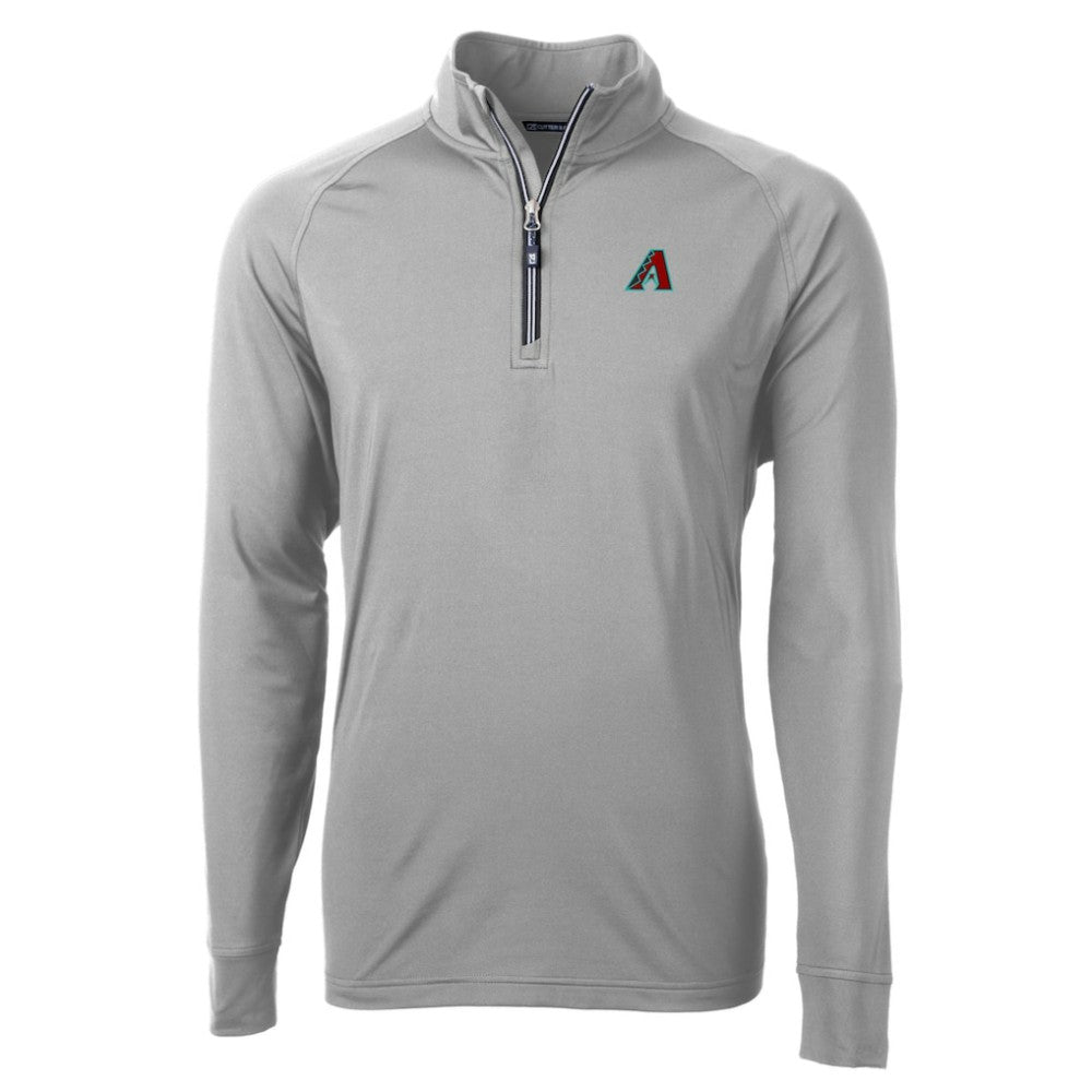 MLB Arizona Diamondbacks Cutter & Buck Adapt Eco Knit Recycled Quarter-Zip Pullover Top