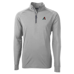 MLB Arizona Diamondbacks Cutter & Buck Adapt Eco Knit Recycled Quarter-Zip Pullover Top