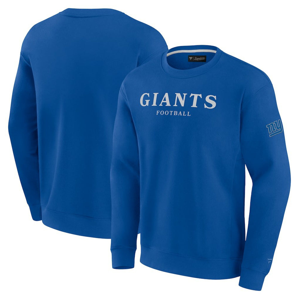 Unisex Elements Unlimited Fleece Pullover Sweatshirt - New York Giants