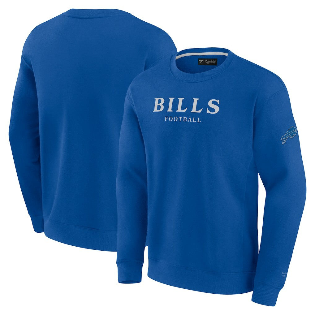 Unisex Elements Unlimited Fleece Pullover Sweatshirt - Buffalo Bills