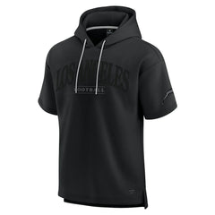 Unisex Elements Ready Short Sleeve Pullover Hoodie - Los Angeles Chargers