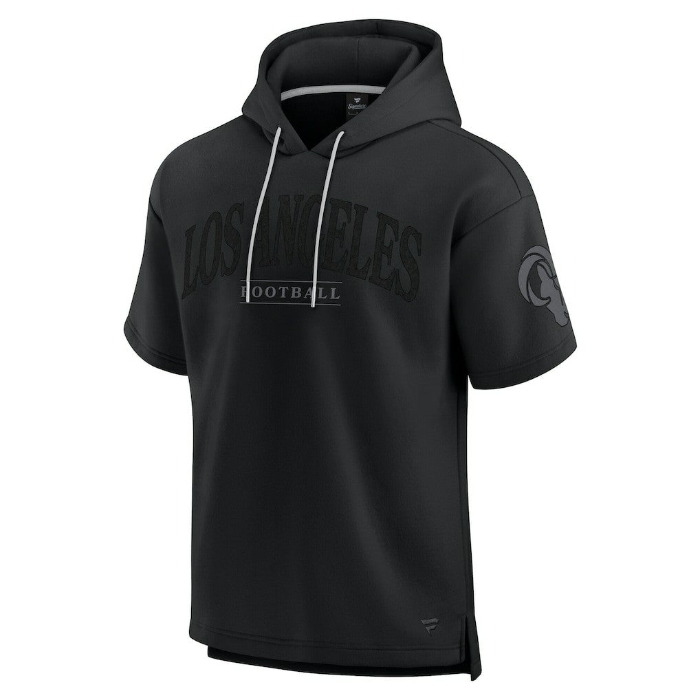 Unisex Elements Ready Short Sleeve Pullover Hoodie - Los Angeles Rams