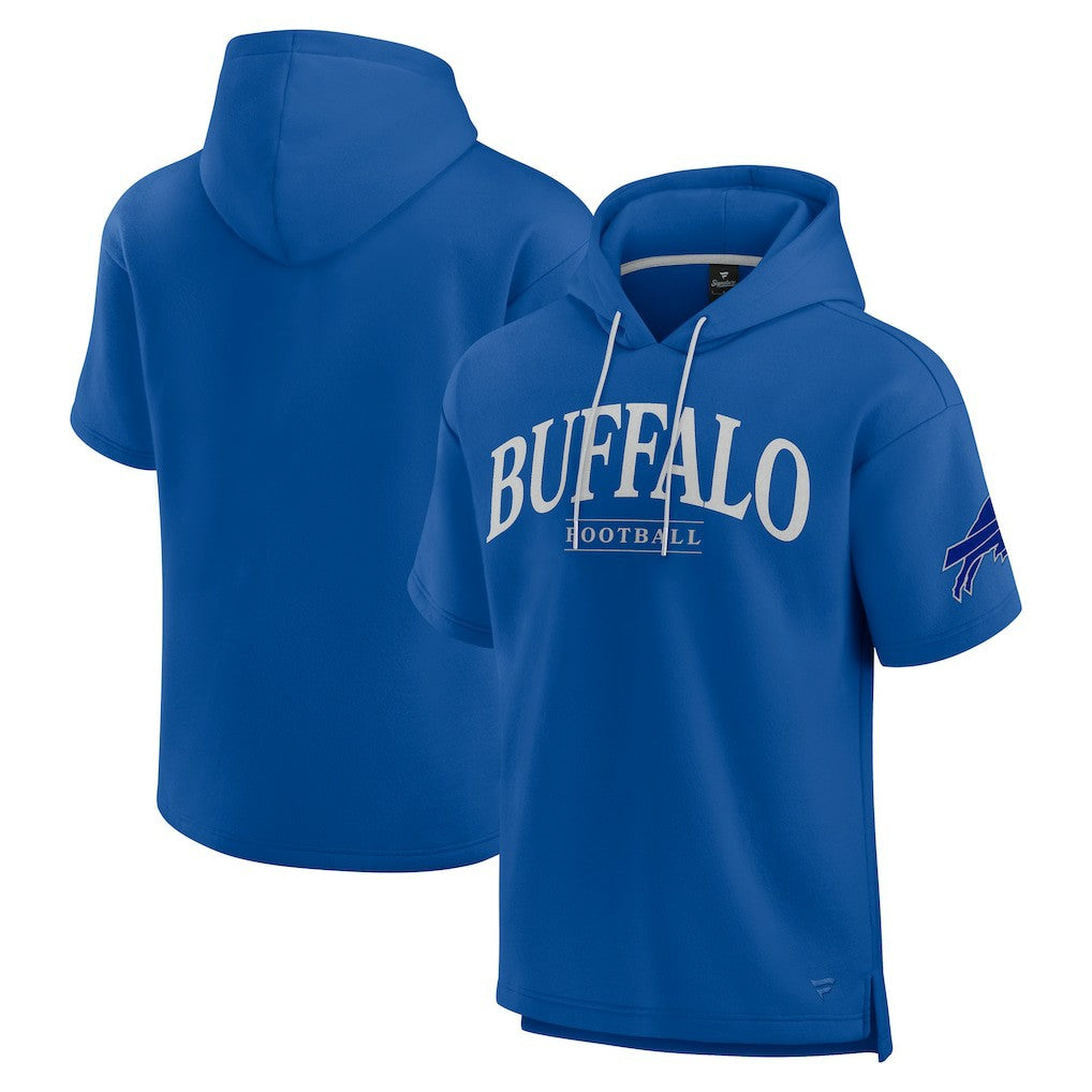Unisex Elements Ready Short Sleeve Pullover Hoodie - Buffalo Bills