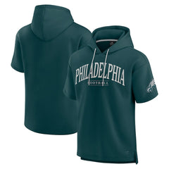Unisex Elements Ready Short Sleeve Pullover Hoodie - Philadelphia Eagles