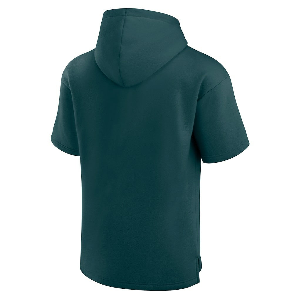 Unisex Elements Ready Short Sleeve Pullover Hoodie - Philadelphia Eagles