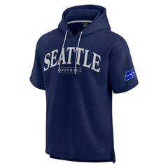 Unisex Elements Ready Short Sleeve Pullover Hoodie - Seattle Seahawks