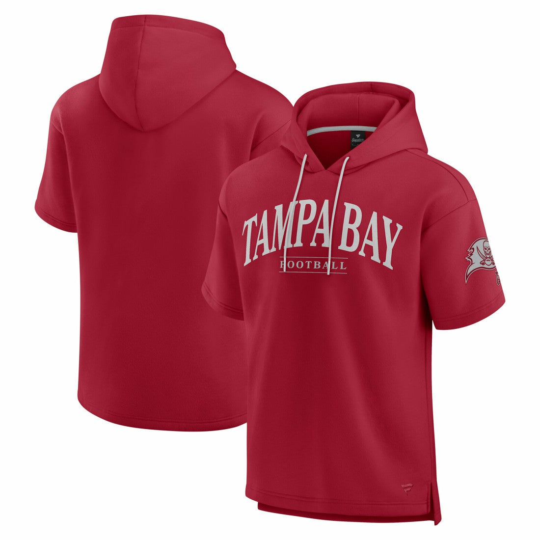 Unisex Elements Ready Short Sleeve Pullover Hoodie - Tampa Bay Buccaneers