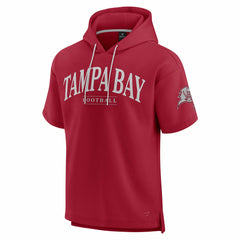 Unisex Elements Ready Short Sleeve Pullover Hoodie - Tampa Bay Buccaneers