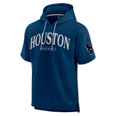 Unisex Elements Ready Short Sleeve Pullover Hoodie - Houston Texans