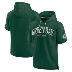 Unisex Elements Ready Short Sleeve Pullover Hoodie - Green Bay Packers