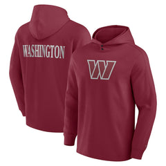 Elements Blaze Tri-Blend Long Sleeve Hoodie T-Shirt - Washington Commanders