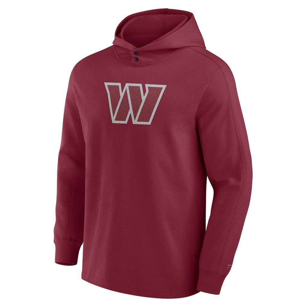 Elements Blaze Tri-Blend Long Sleeve Hoodie T-Shirt - Washington Commanders