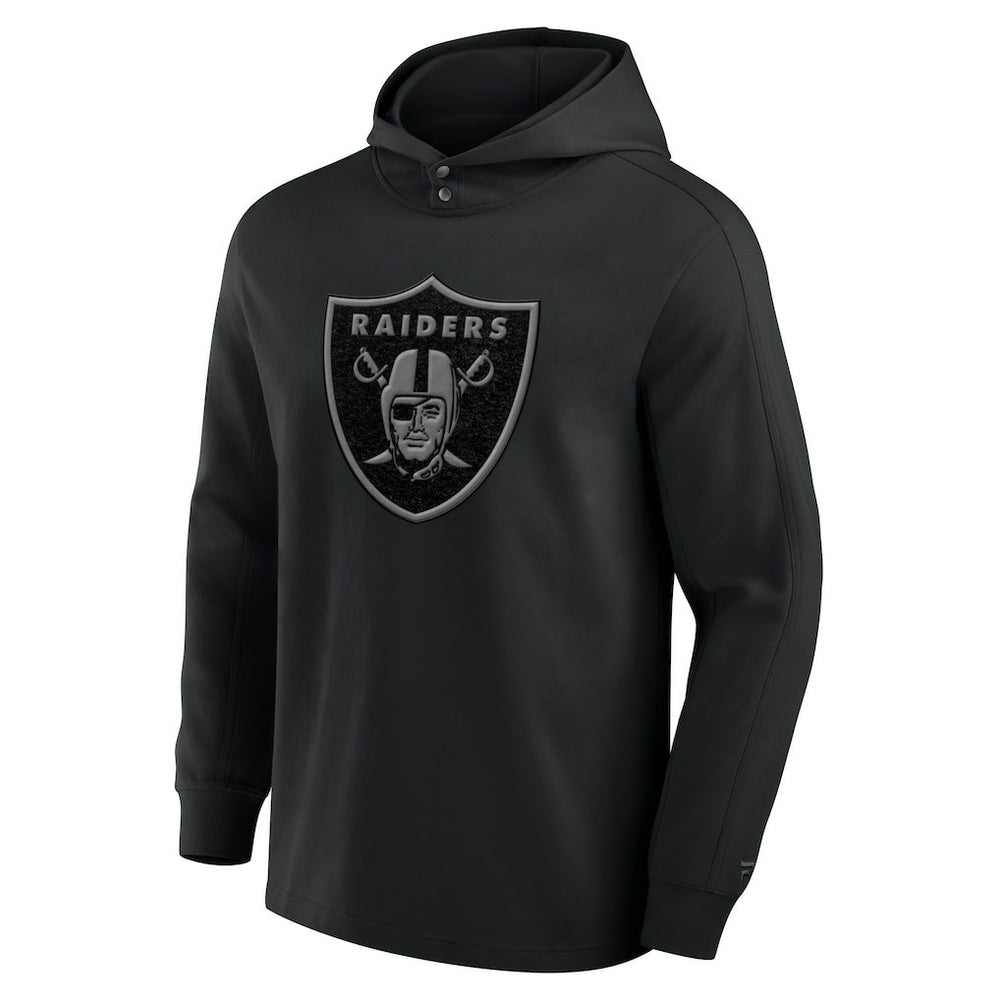 Elements Blaze Tri-Blend Long Sleeve Hoodie T-Shirt - Las Vegas Raiders