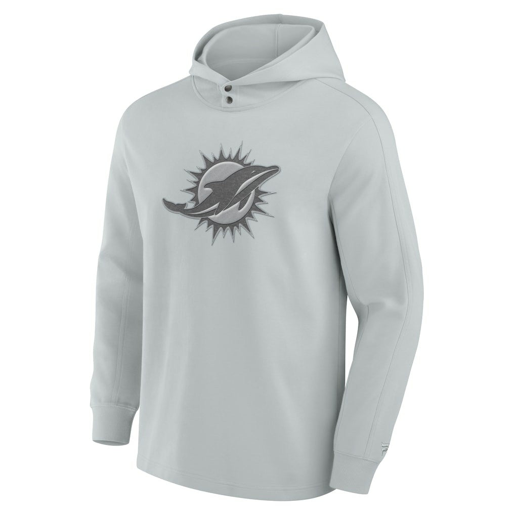 Elements Blaze Tri-Blend Long Sleeve Hoodie T-Shirt - Miami Dolphins