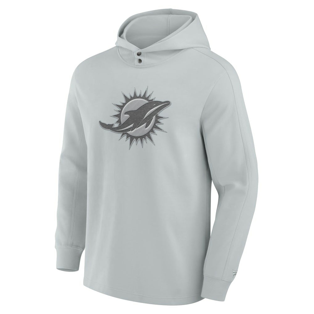 Elements Blaze Tri-Blend Long Sleeve Hoodie T-Shirt - Miami Dolphins