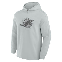 Elements Blaze Tri-Blend Long Sleeve Hoodie T-Shirt - Miami Dolphins