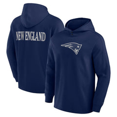 Elements Blaze Tri-Blend Long Sleeve Hoodie T-Shirt - New England Patriots