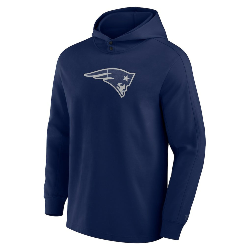 Elements Blaze Tri-Blend Long Sleeve Hoodie T-Shirt - New England Patriots