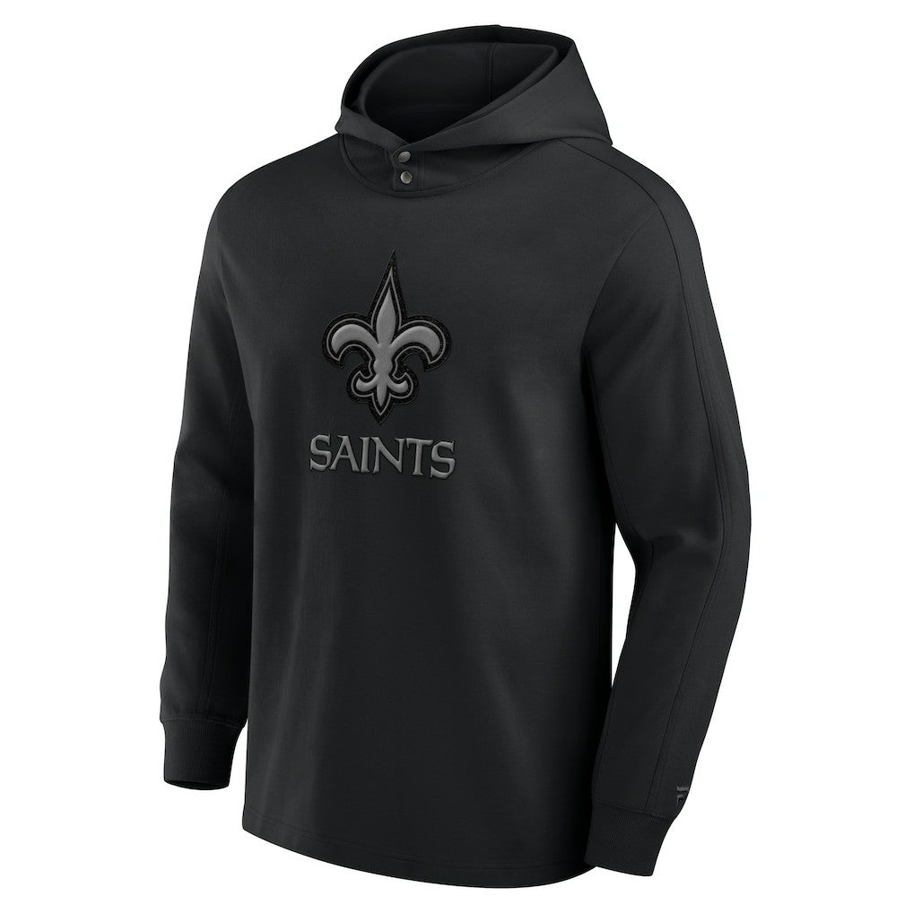 Elements Blaze Tri-Blend Long Sleeve Hoodie T-Shirt - New Orleans Saints