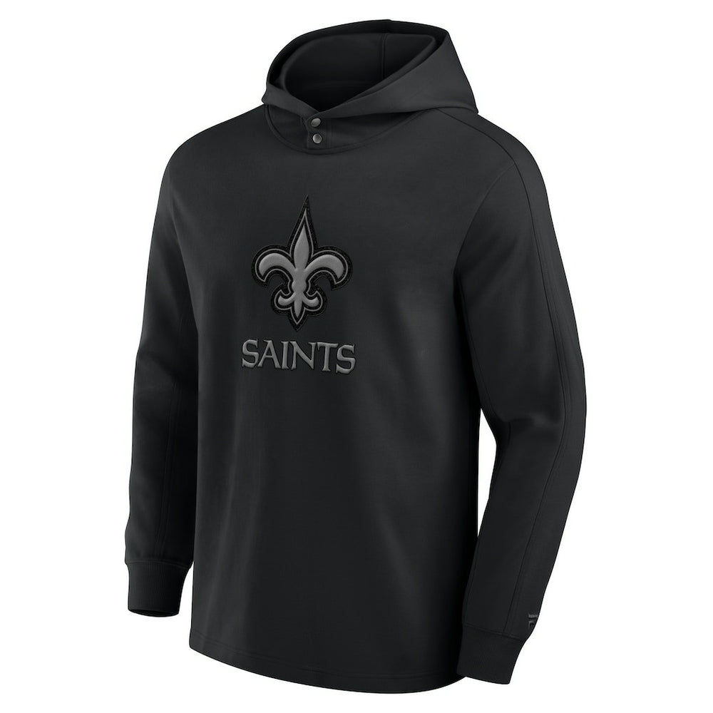 Elements Blaze Tri-Blend Long Sleeve Hoodie T-Shirt - New Orleans Saints