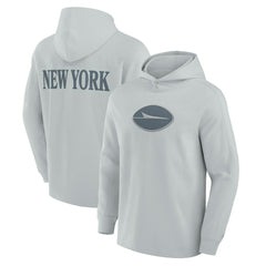 Elements Blaze Tri-Blend Long Sleeve Hoodie T-Shirt - New York Jets