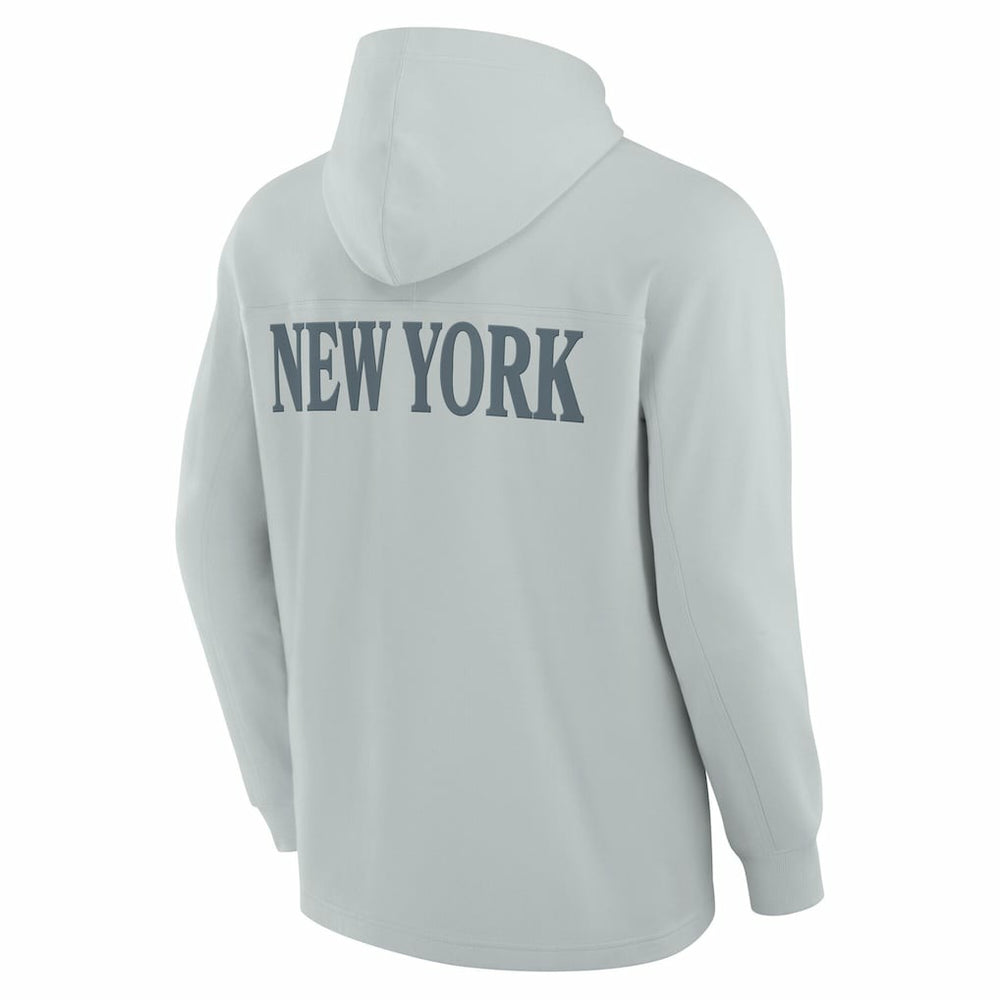 Elements Blaze Tri-Blend Long Sleeve Hoodie T-Shirt - New York Jets