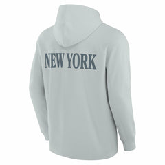 Elements Blaze Tri-Blend Long Sleeve Hoodie T-Shirt - New York Jets
