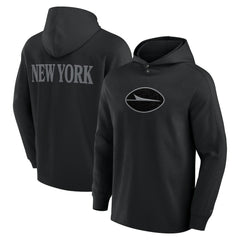Elements Blaze Tri-Blend Long Sleeve Hoodie T-Shirt - New York Jets