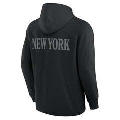 Elements Blaze Tri-Blend Long Sleeve Hoodie T-Shirt - New York Jets