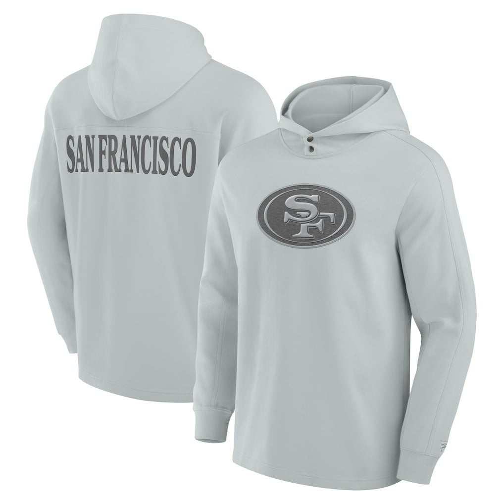 Elements Blaze Tri-Blend Long Sleeve Hoodie T-Shirt - San Francisco 49ers