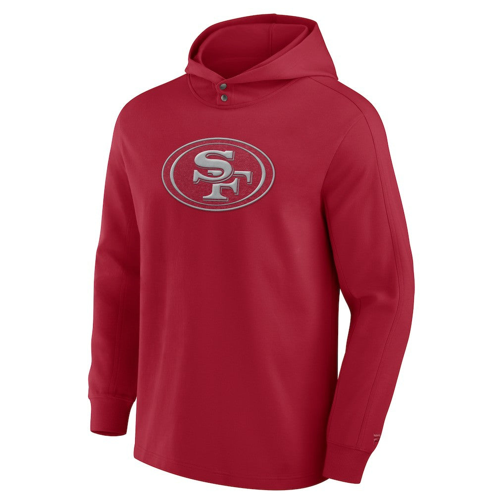Elements Blaze Tri-Blend Long Sleeve Hoodie T-Shirt - San Francisco 49ers
