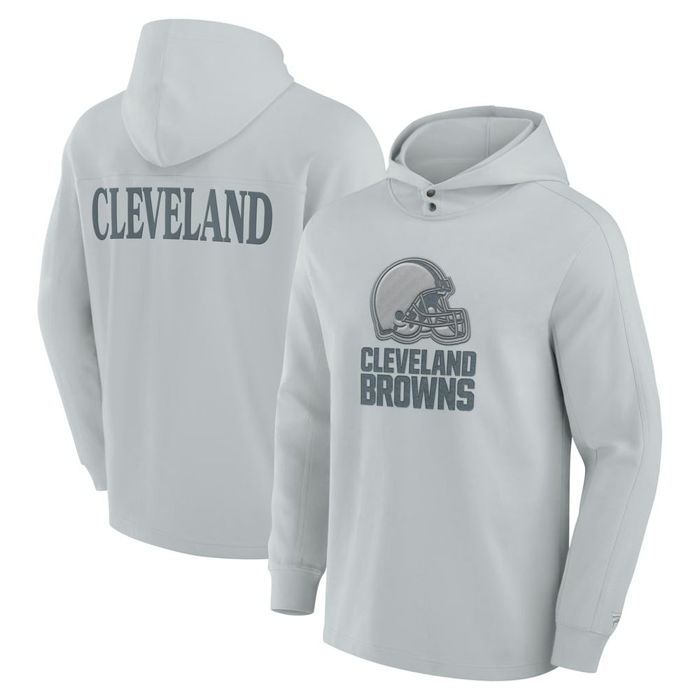 Elements Blaze Tri-Blend Long Sleeve Hoodie T-Shirt - Cleveland Browns