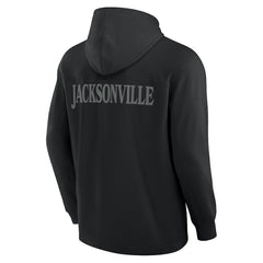 Elements Blaze Tri-Blend Long Sleeve Hoodie T-Shirt - Jacksonville Jaguars