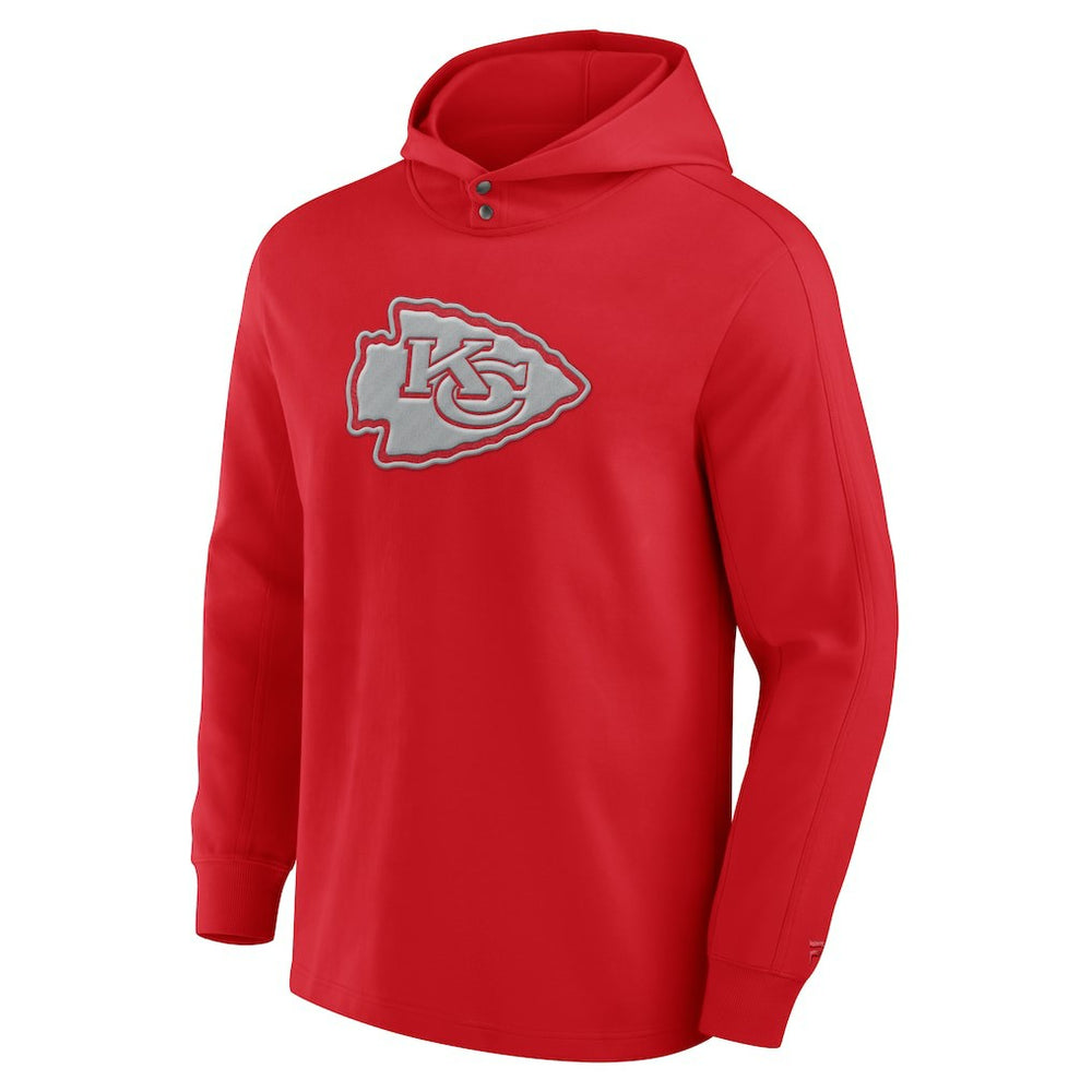 Elements Blaze Tri-Blend Long Sleeve Hoodie T-Shirt - Kansas City Chiefs