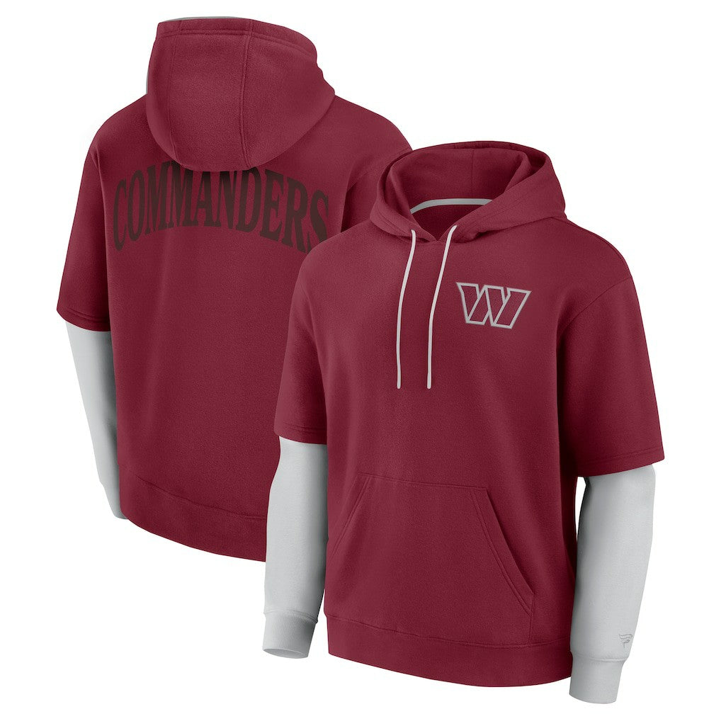 Unisex Sleek Elements Pullover Hoodie - Washington Commanders
