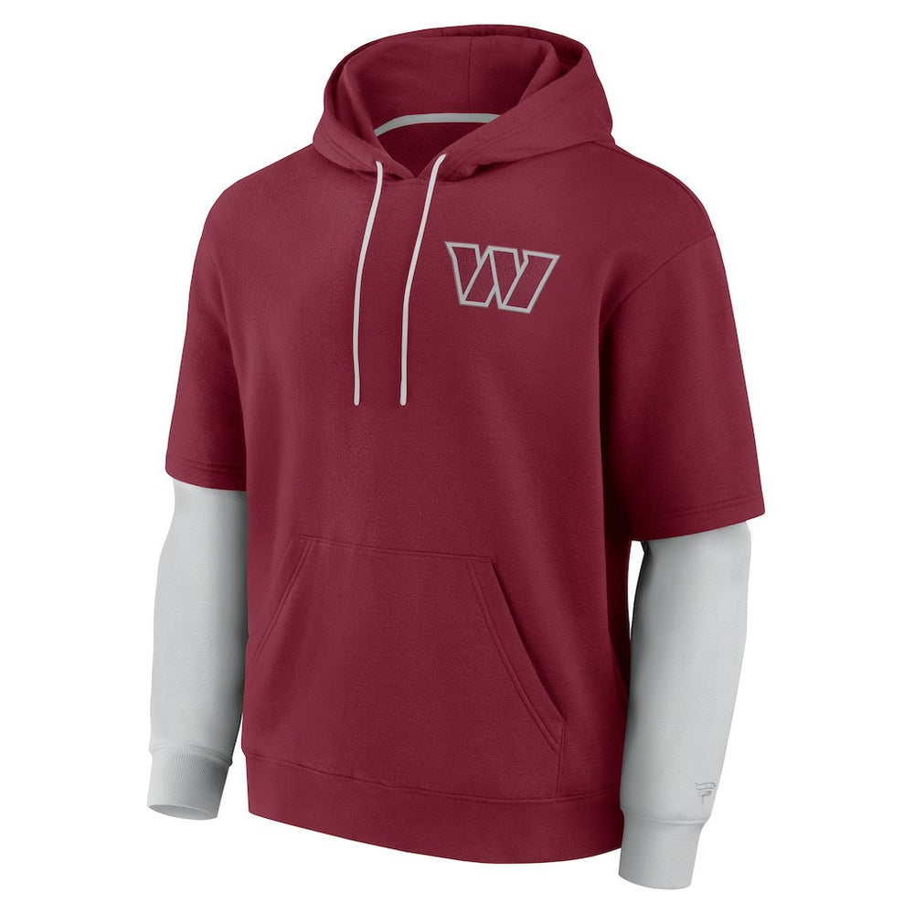 Unisex Sleek Elements Pullover Hoodie - Washington Commanders
