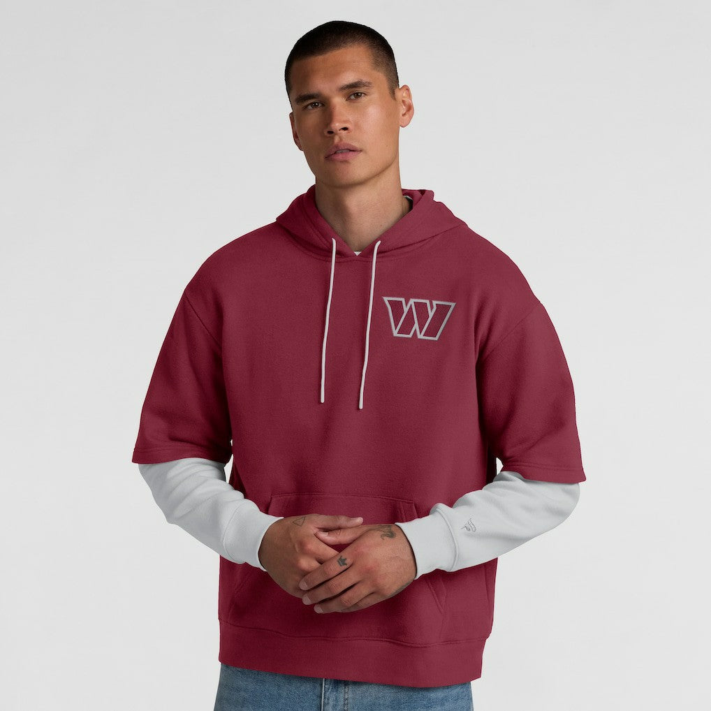 Unisex Sleek Elements Pullover Hoodie - Washington Commanders