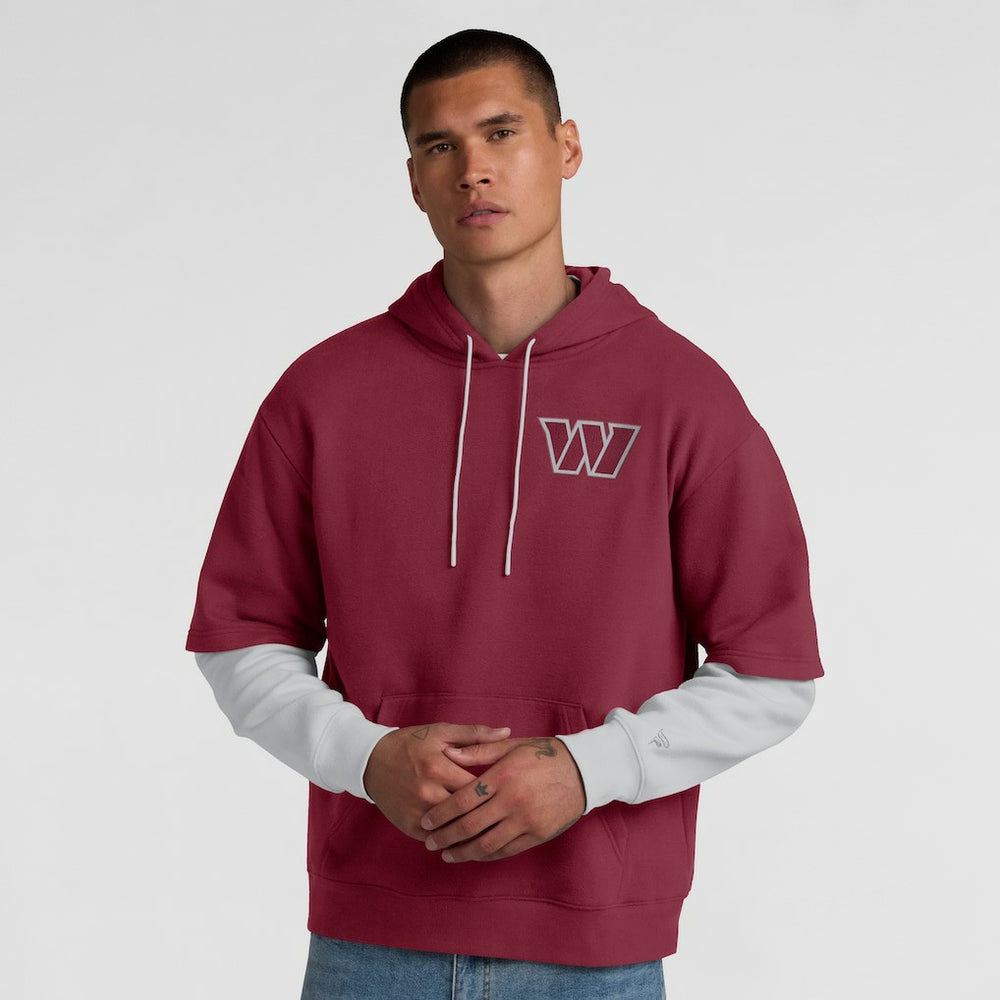 Unisex Sleek Elements Pullover Hoodie - Washington Commanders