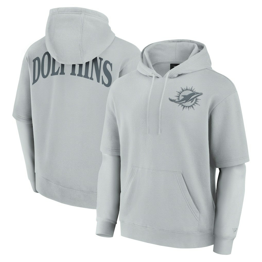 Unisex Sleek Elements Pullover Hoodie - Miami Dolphins