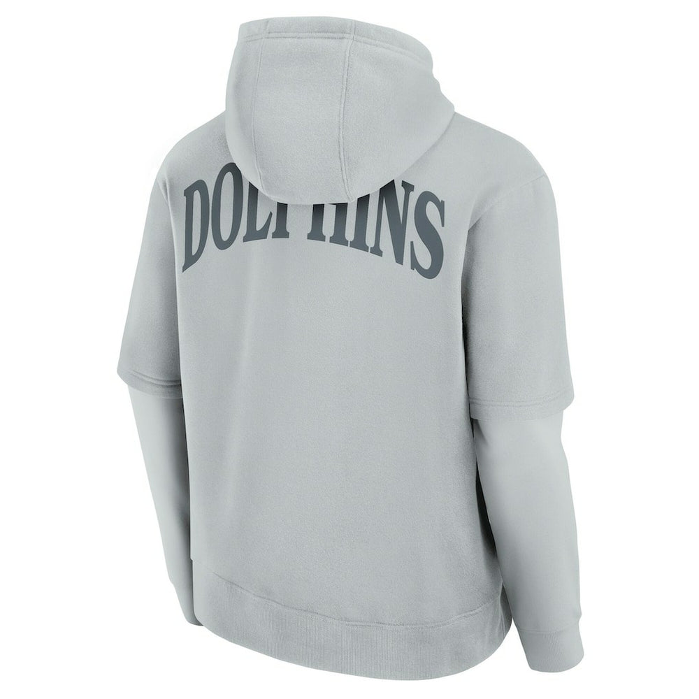 Unisex Sleek Elements Pullover Hoodie - Miami Dolphins
