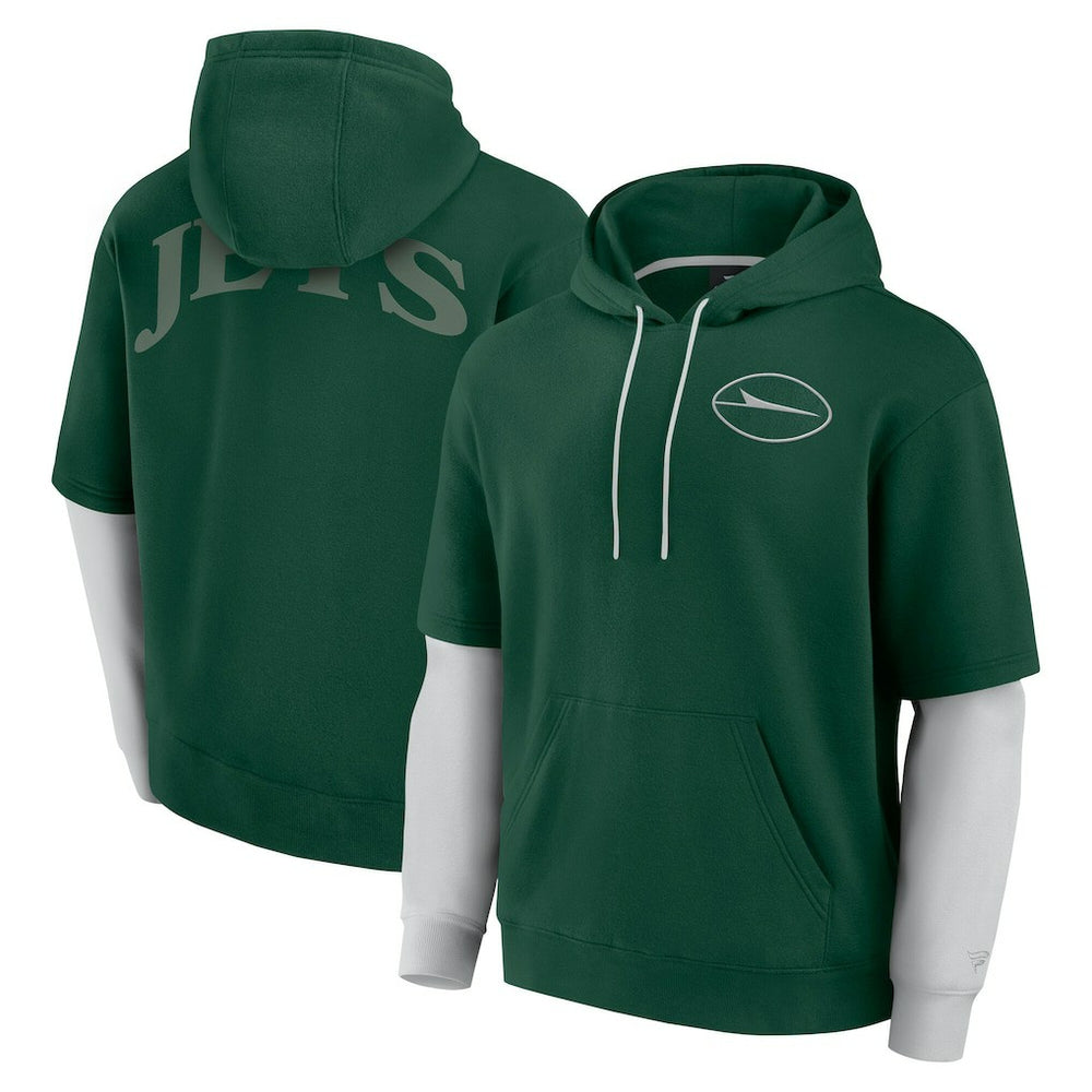 Unisex Sleek Elements Pullover Hoodie - New York Jets