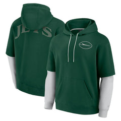 Unisex Sleek Elements Pullover Hoodie - New York Jets