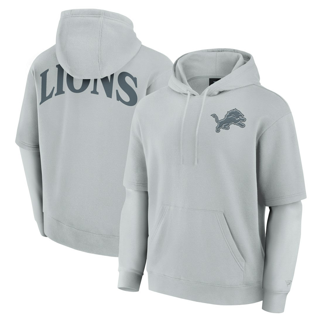 Unisex Sleek Elements Pullover Hoodie - Detroit Lions