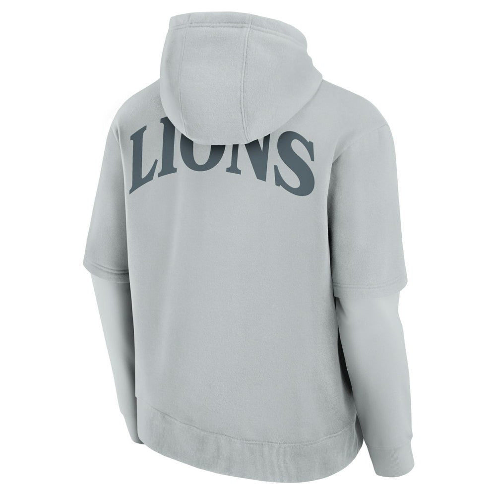Unisex Sleek Elements Pullover Hoodie - Detroit Lions
