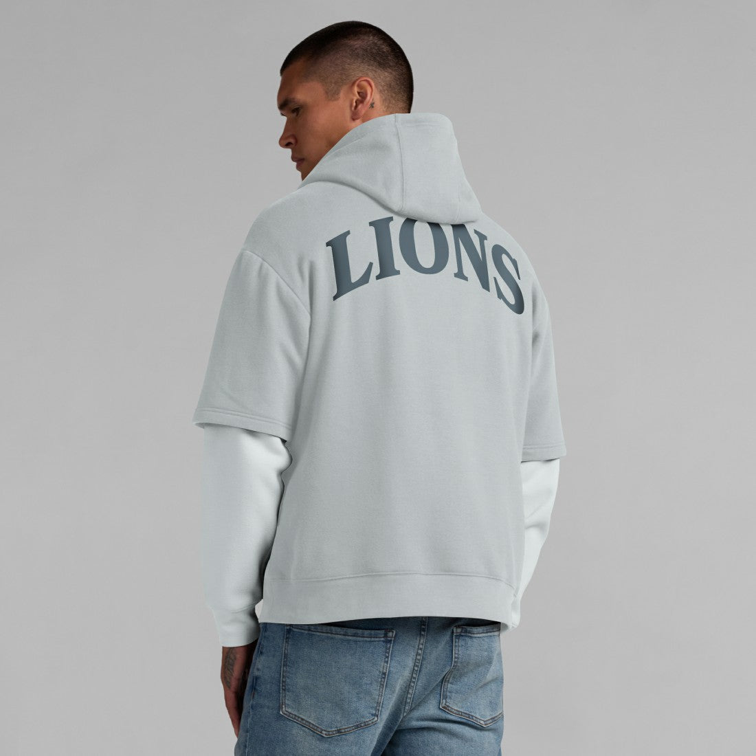 Unisex Sleek Elements Pullover Hoodie - Detroit Lions