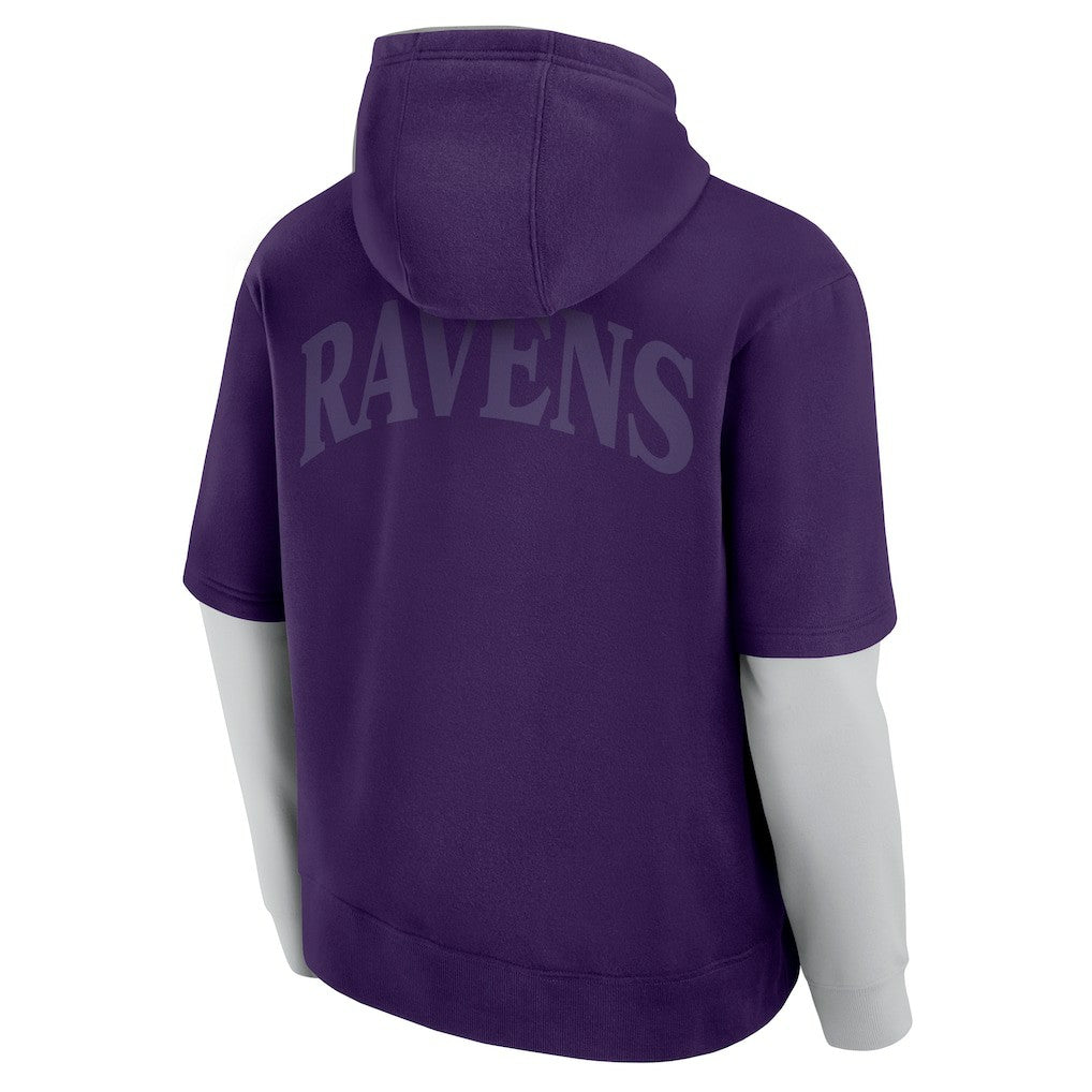Unisex Sleek Elements Pullover Hoodie - Baltimore Ravens